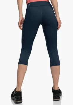WOMEN SCHÖFFEL Pants Long<Abrasion resistant & lightweight 3/4 hiking tights blue