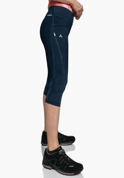 WOMEN SCHÖFFEL Pants Long<Abrasion resistant & lightweight 3/4 hiking tights blue