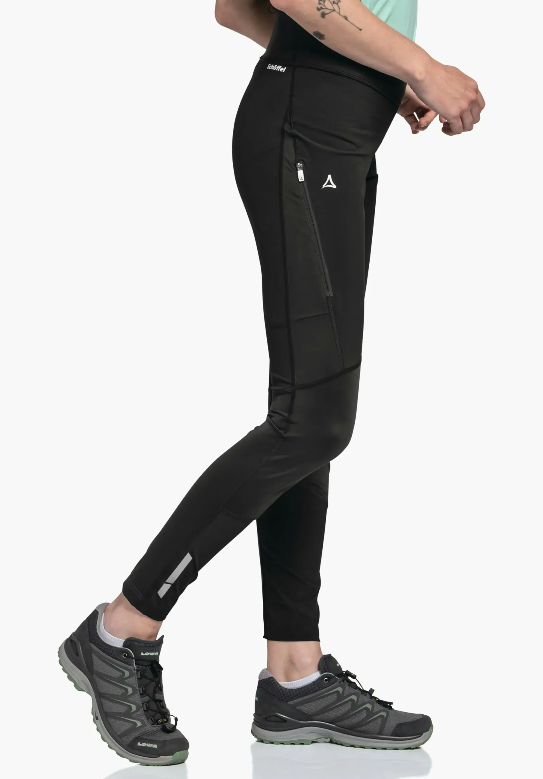 WOMEN SCHÖFFEL Trek & Hike|Pants Long<Abrasion resistant and lightweight hiking tights blue
