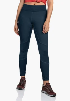 WOMEN SCHÖFFEL Pants Long<Abrasion resistant and lightweight hiking tights blue