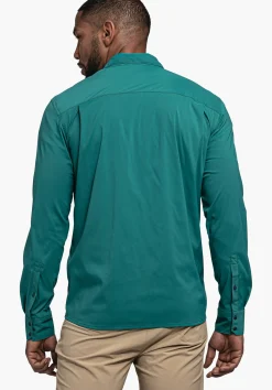MEN SCHÖFFEL <Always dry in comfortable hiking shirt rot