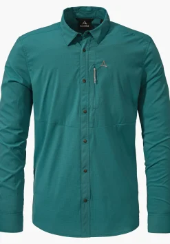 MEN SCHÖFFEL <Always dry in comfortable hiking shirt rot