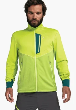 MEN SCHÖFFEL Trek & Hike<Anti-odor fleece jacket for hiking yellow