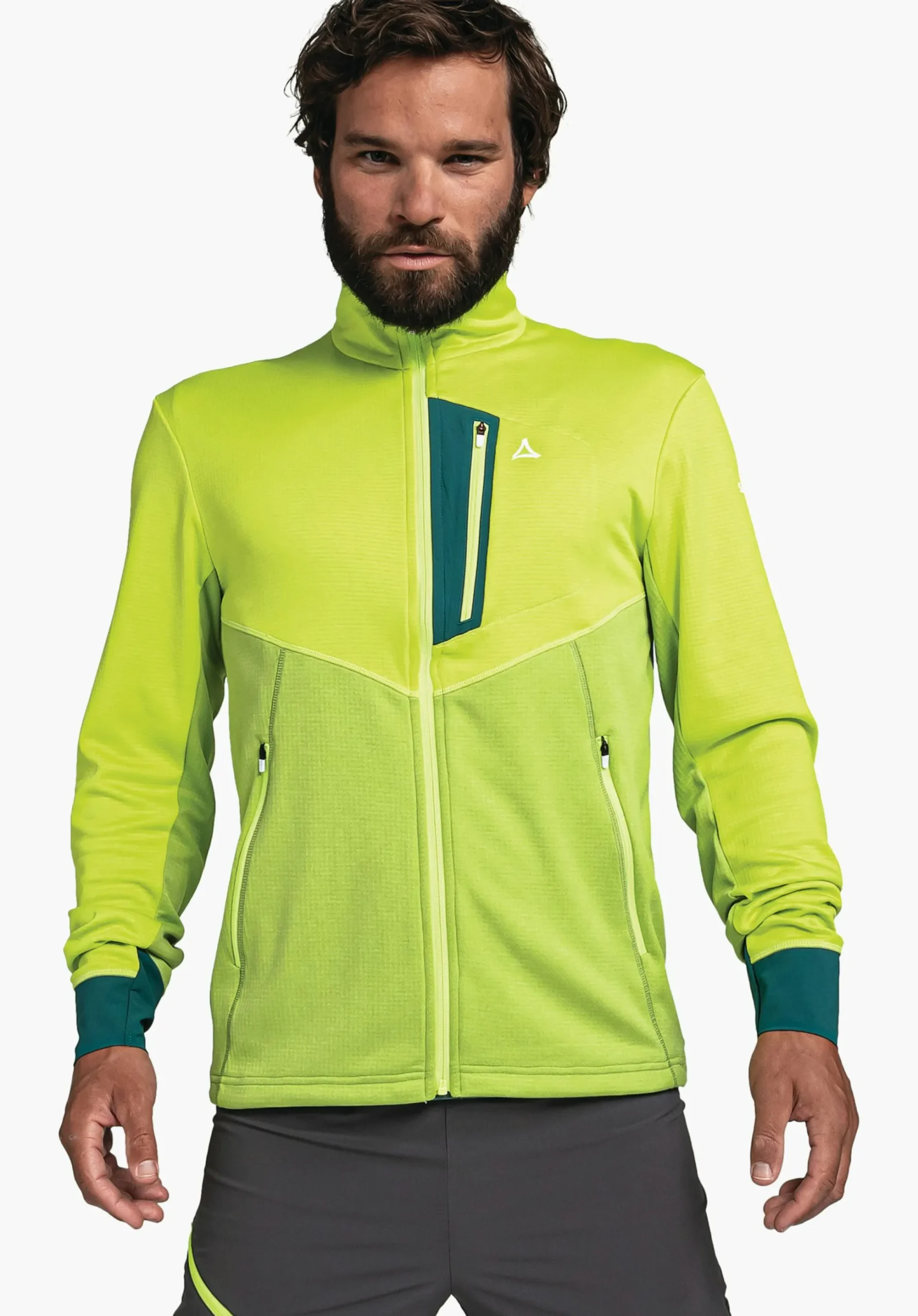 MEN SCHÖFFEL Trek & Hike<Anti-odor fleece jacket for hiking yellow