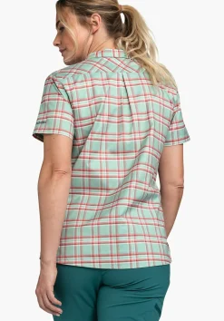 WOMEN SCHÖFFEL Trek & Hike<Basic blouse with comfortable feel green