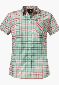 WOMEN SCHÖFFEL Trek & Hike<Basic blouse with comfortable feel green