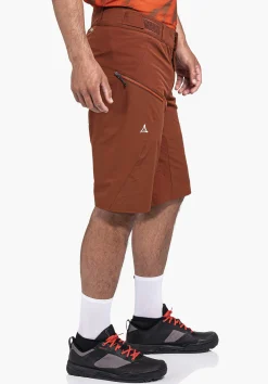 MEN SCHÖFFEL Bike<Bike Short with material reinforcements rot