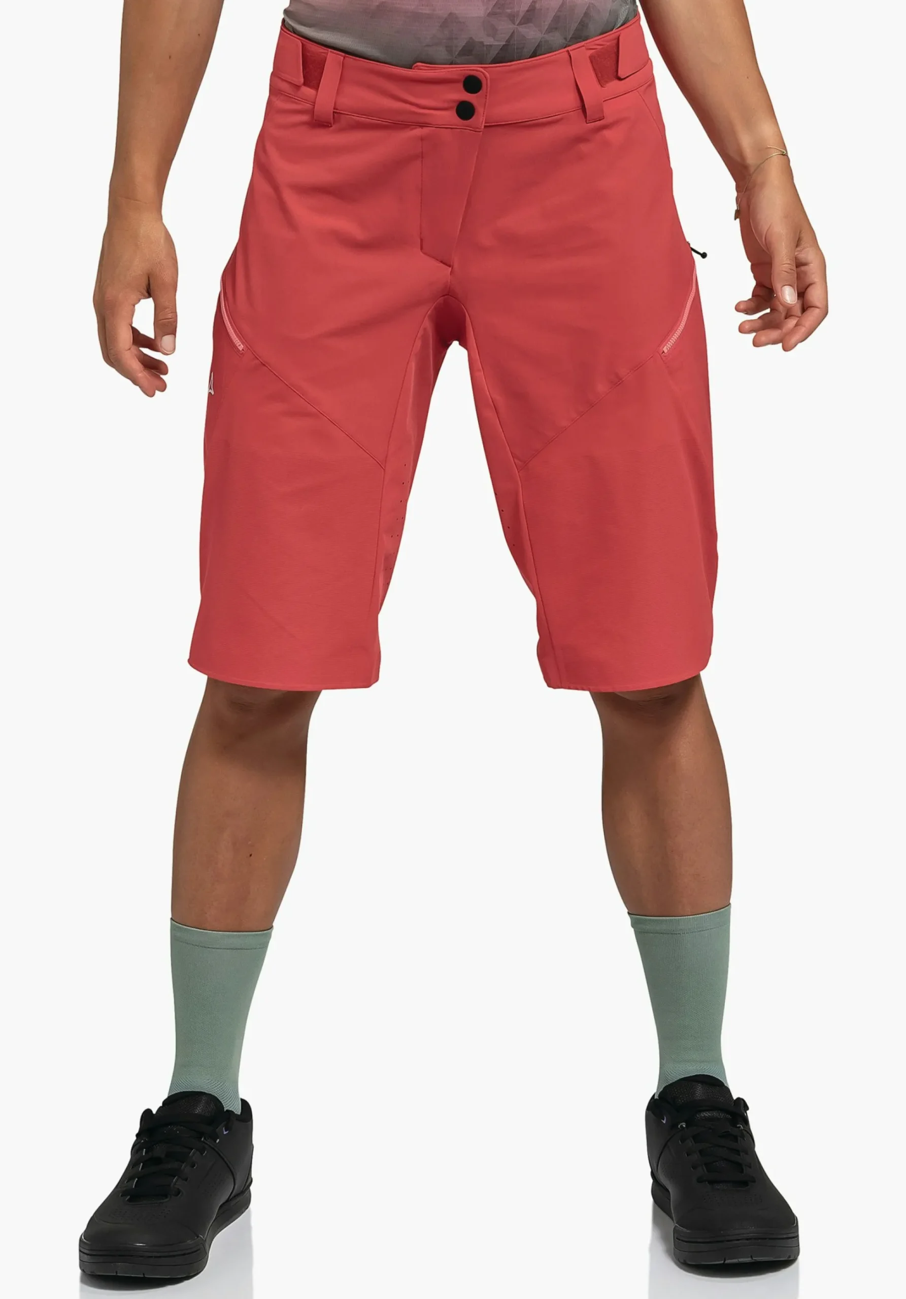 WOMEN SCHÖFFEL Bike<Bike Short with material reinforcements red