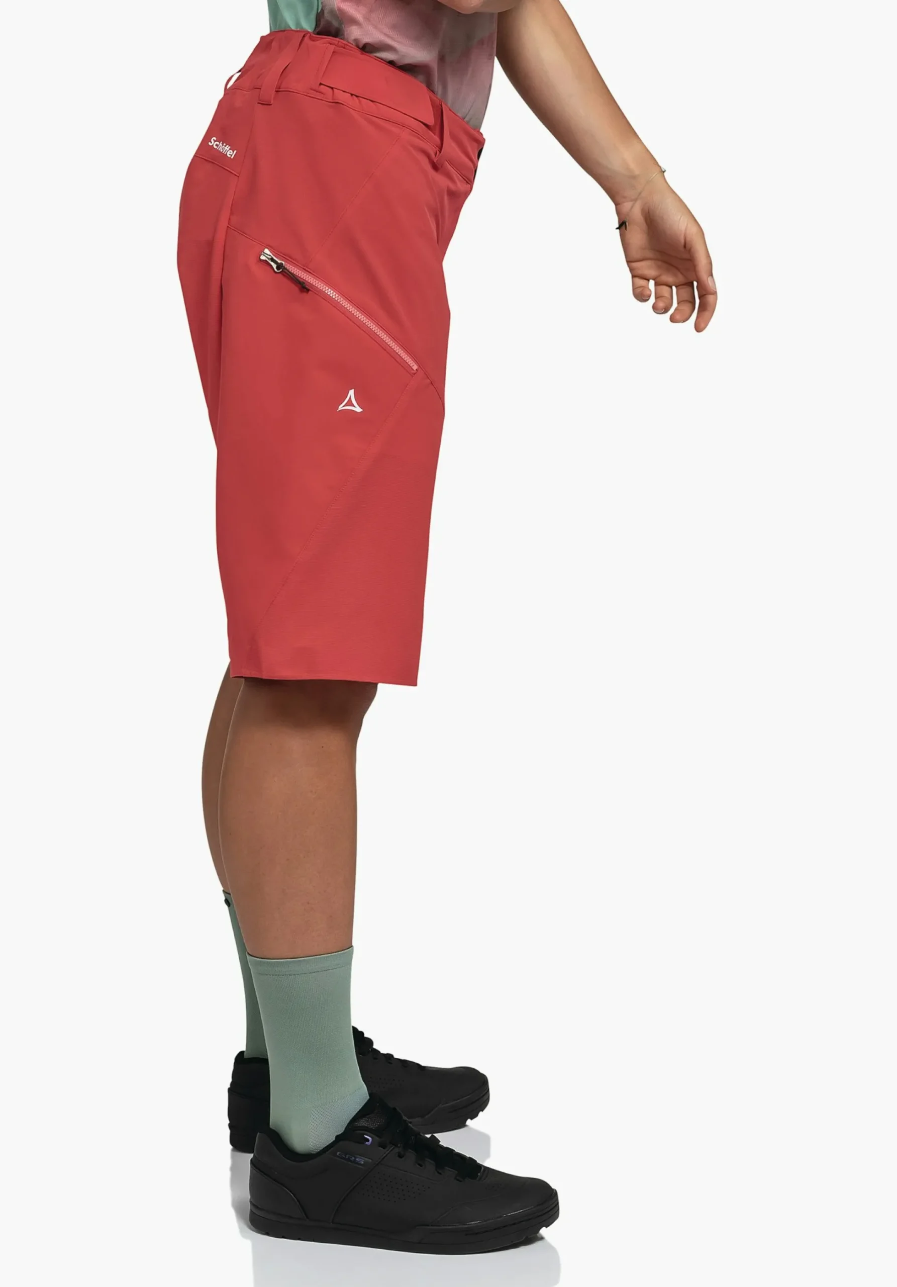 WOMEN SCHÖFFEL Bike<Bike Short with material reinforcements red