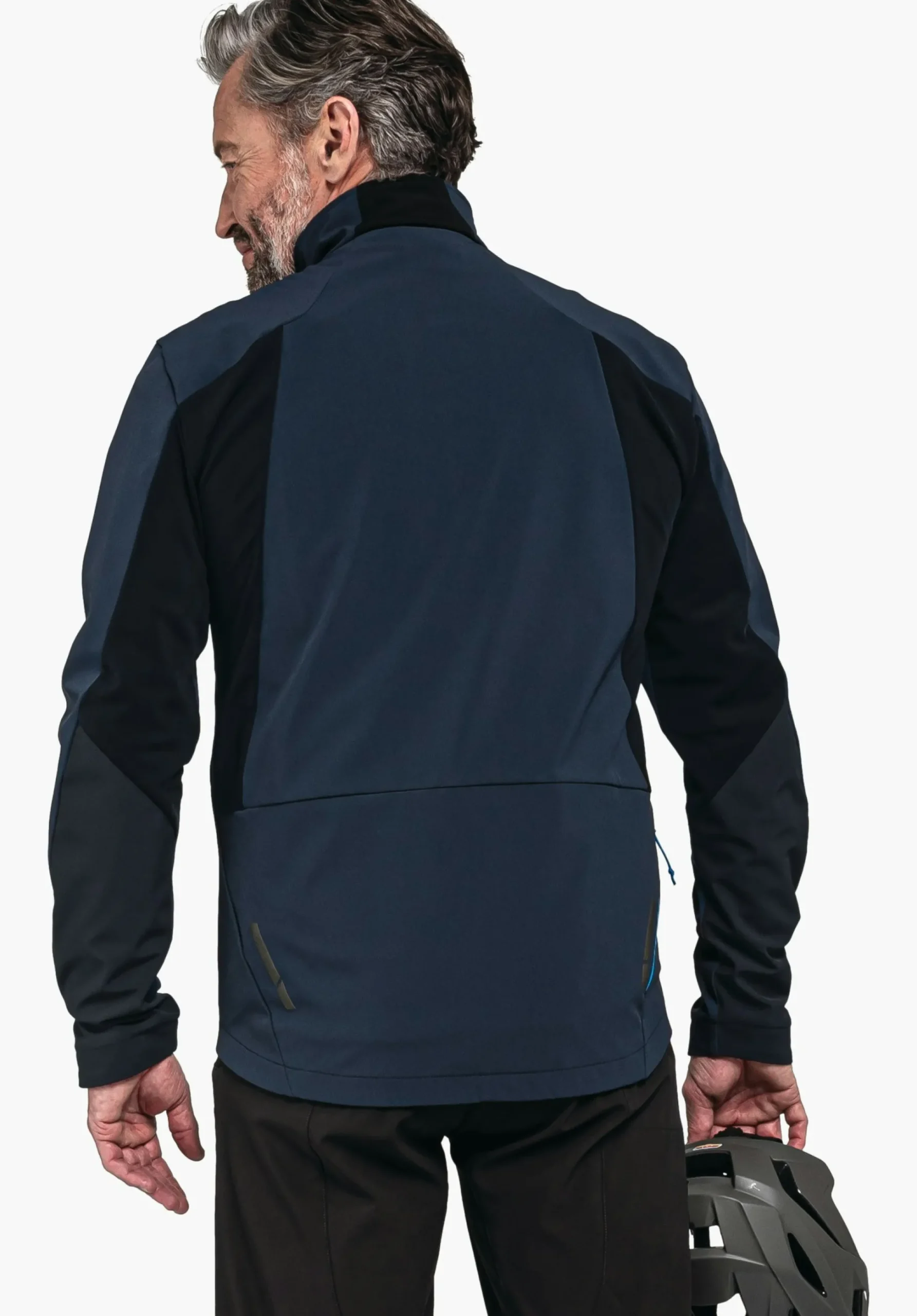 MEN SCHÖFFEL Bike<Bike softshell jacket in a material mix orange