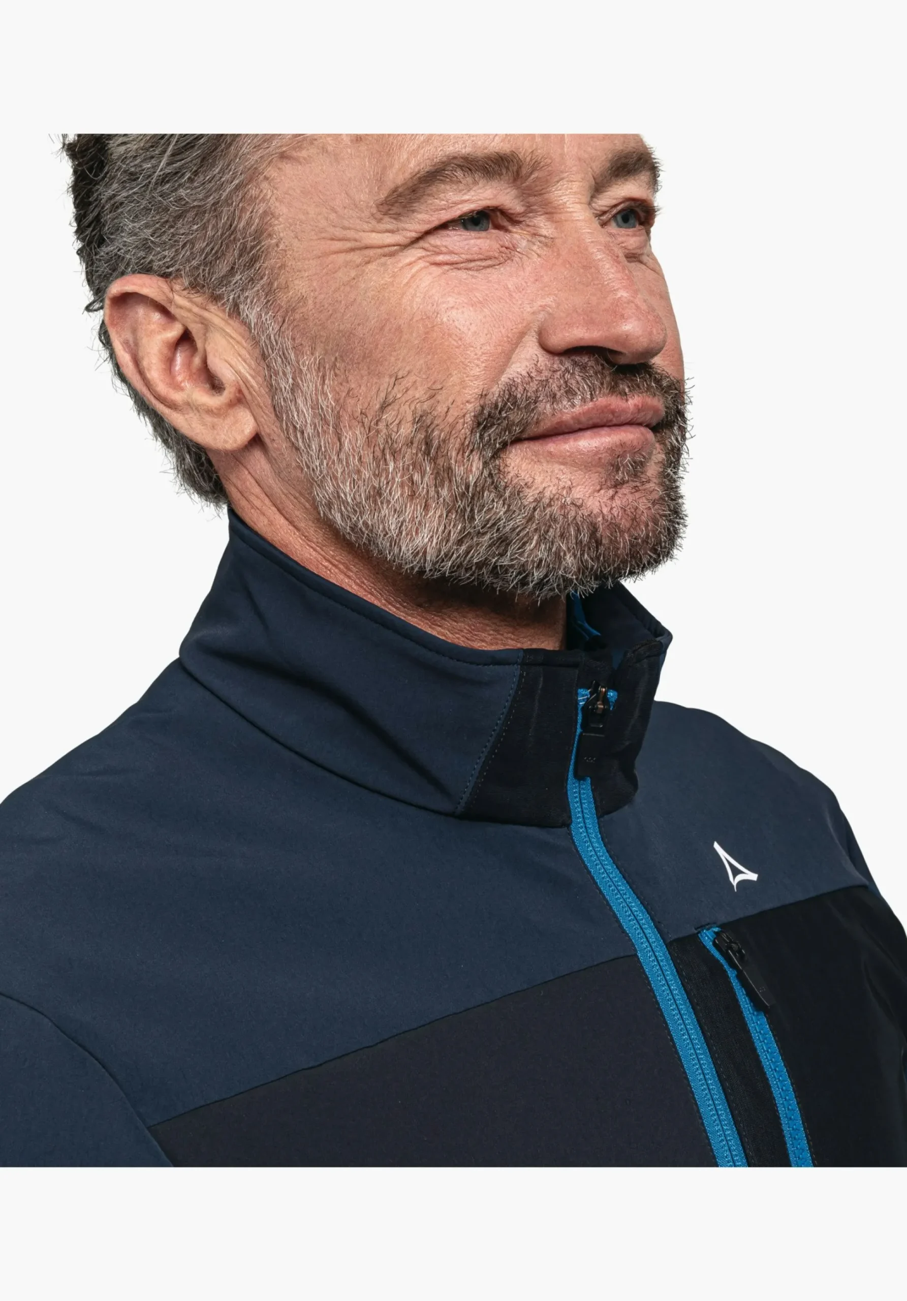 MEN SCHÖFFEL Bike<Bike softshell jacket in a material mix orange