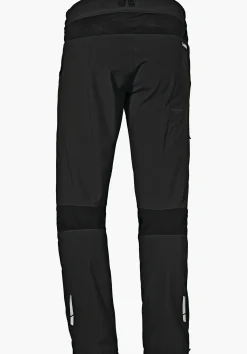 MEN SCHÖFFEL Pants Long|Bike<Bike softshell pants in a material mix black