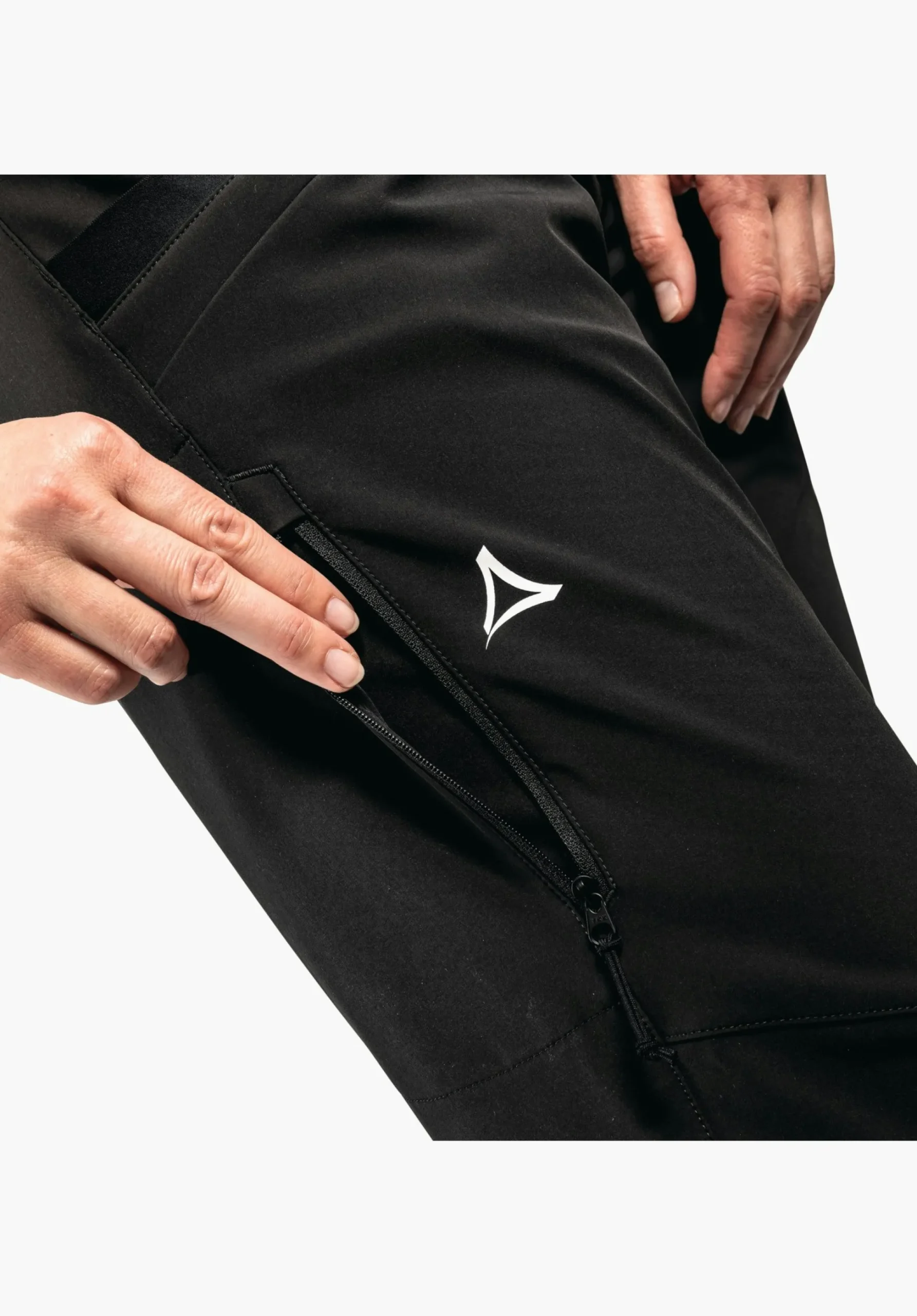 WOMEN SCHÖFFEL Bike|Pants Long<Bike softshell pants in a material mix black