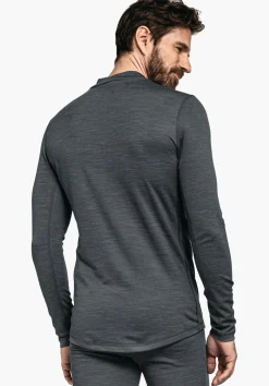 MEN SCHÖFFEL Skiing<Body temperature regulating Merino shirt blue