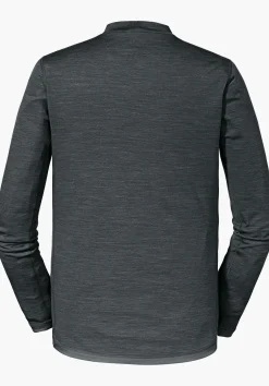 MEN SCHÖFFEL Skiing<Body temperature regulating Merino shirt blue