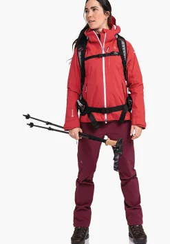 WOMEN SCHÖFFEL Trek & Hike|Outdoor Jackets<Breathable GORE-TEX hiking jacket red