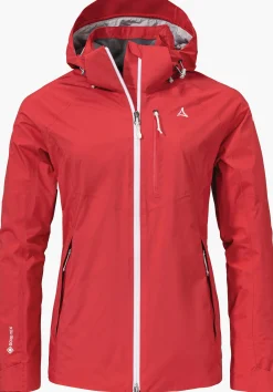 WOMEN SCHÖFFEL Trek & Hike|Outdoor Jackets<Breathable GORE-TEX hiking jacket red