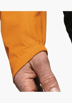 MEN SCHÖFFEL Bike<Breathable rain jacket for cycle trips rot