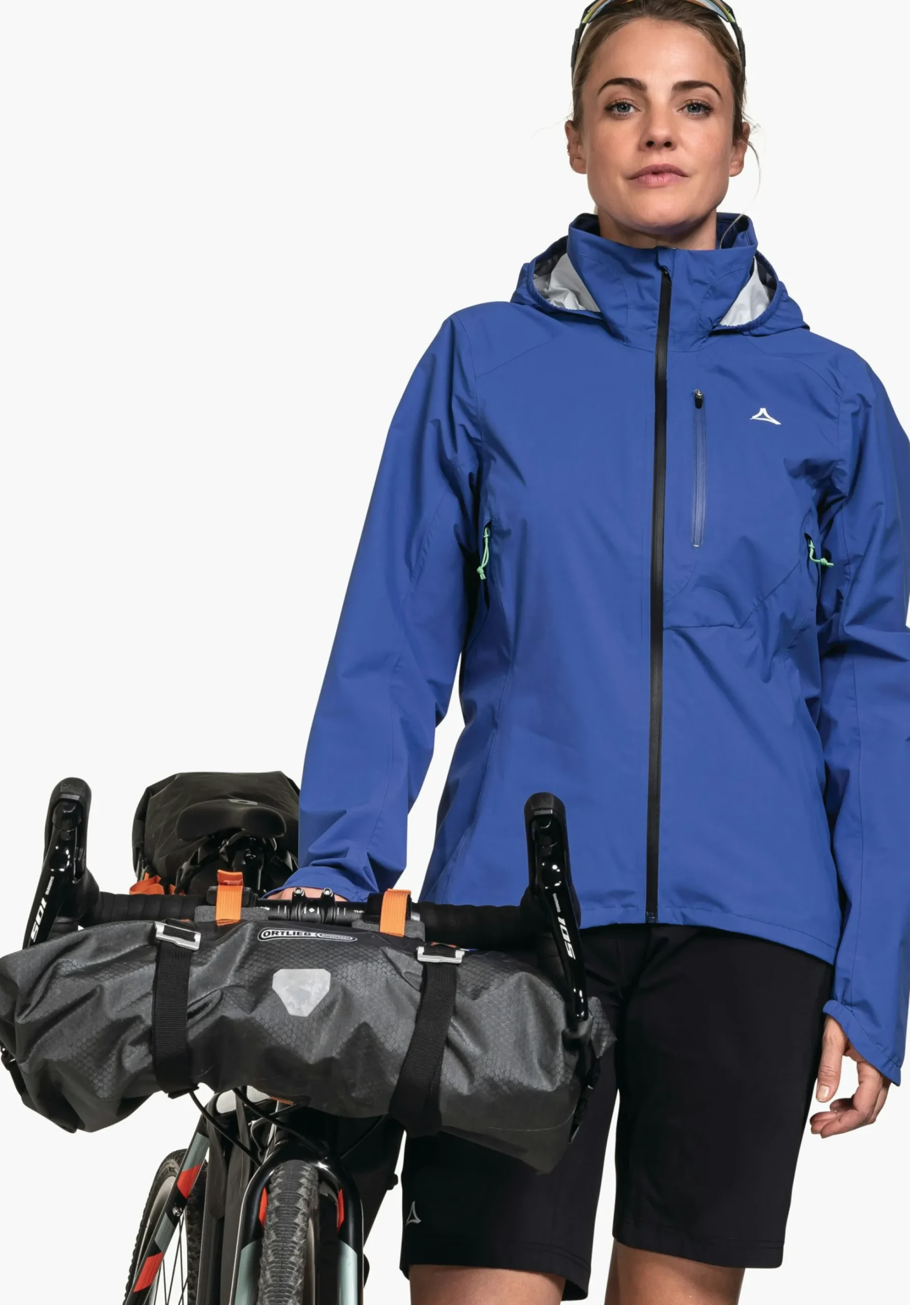 WOMEN SCHÖFFEL Bike<Breathable rain jacket for cycle trips red