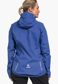 WOMEN SCHÖFFEL Bike<Breathable rain jacket for cycle trips red