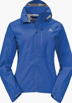 WOMEN SCHÖFFEL Bike<Breathable rain jacket for cycle trips red