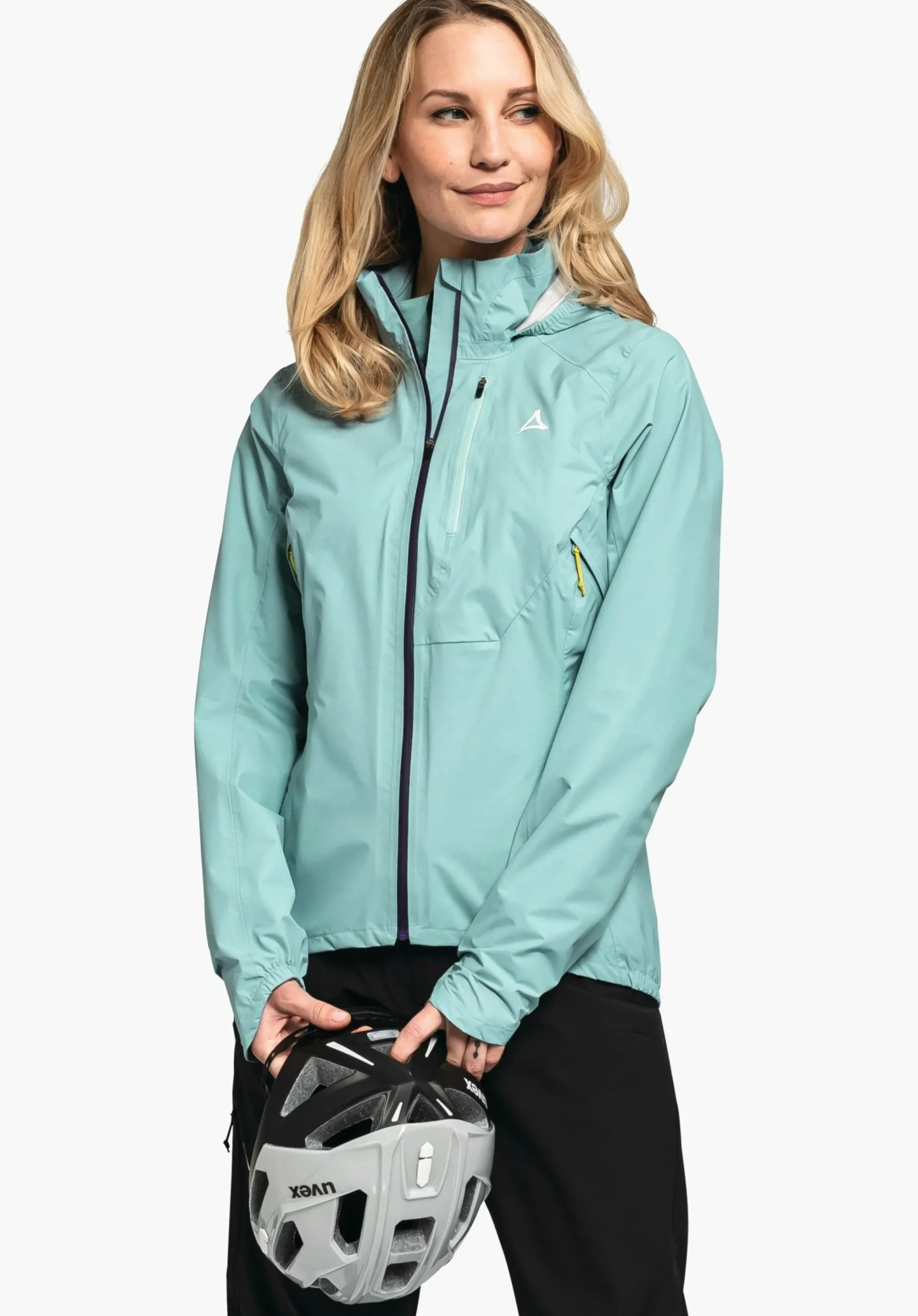 WOMEN SCHÖFFEL Bike<Breathable rain jacket for cycle trips red