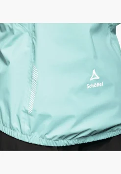 WOMEN SCHÖFFEL Bike<Breathable rain jacket for cycle trips red
