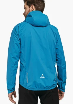 MEN SCHÖFFEL Bike<Breathable rain jacket for cycle trips rot