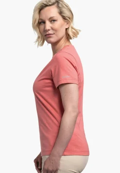 WOMEN SCHÖFFEL <Breathable t shirt for hiking rosa
