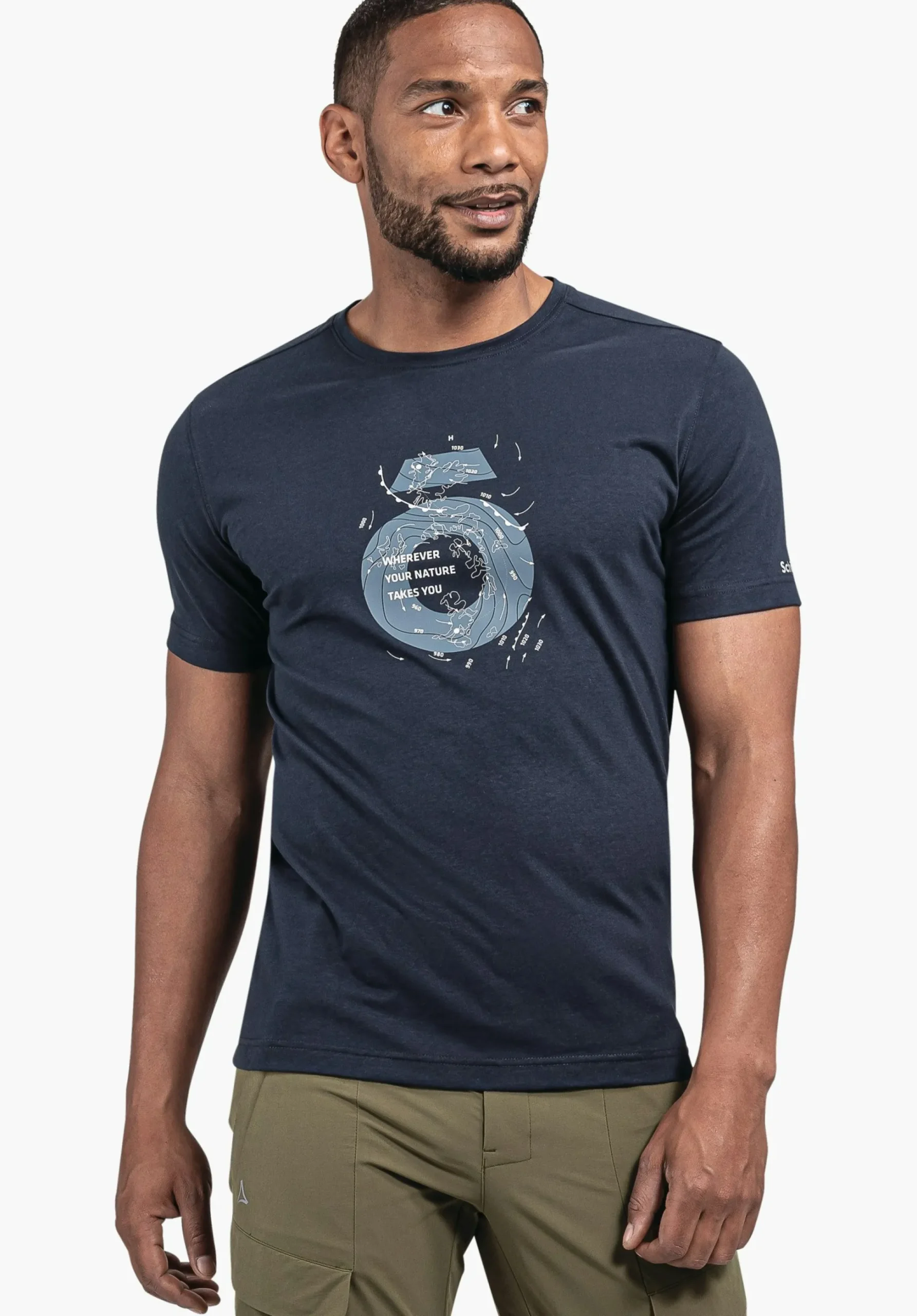 MEN SCHÖFFEL <Breathable t shirt for hiking orange