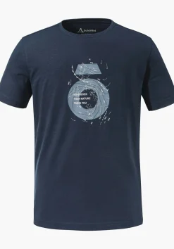MEN SCHÖFFEL <Breathable t shirt for hiking orange