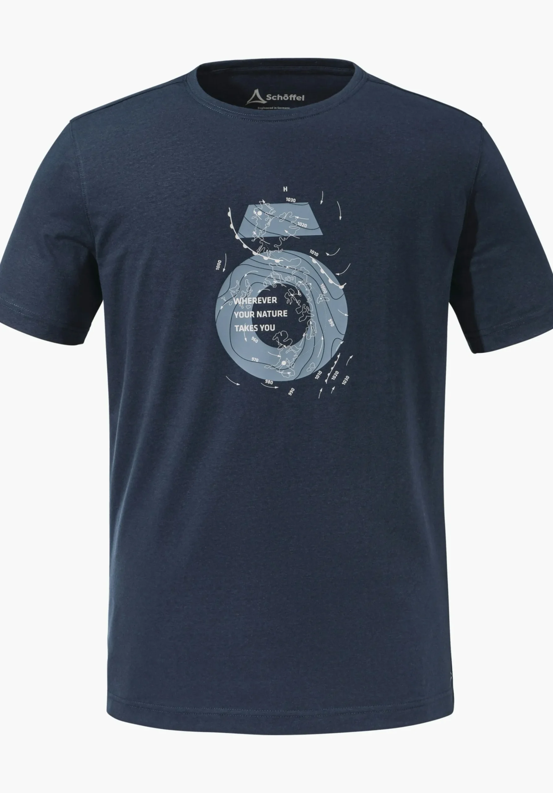 MEN SCHÖFFEL <Breathable t shirt for hiking orange