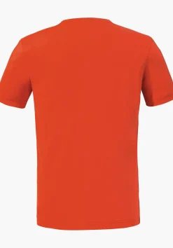 MEN SCHÖFFEL <Breathable t shirt for hiking orange