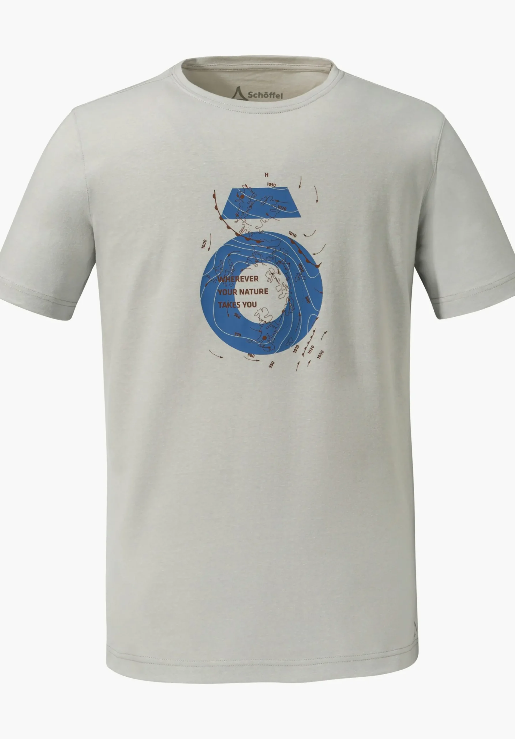 MEN SCHÖFFEL <Breathable t shirt for hiking orange