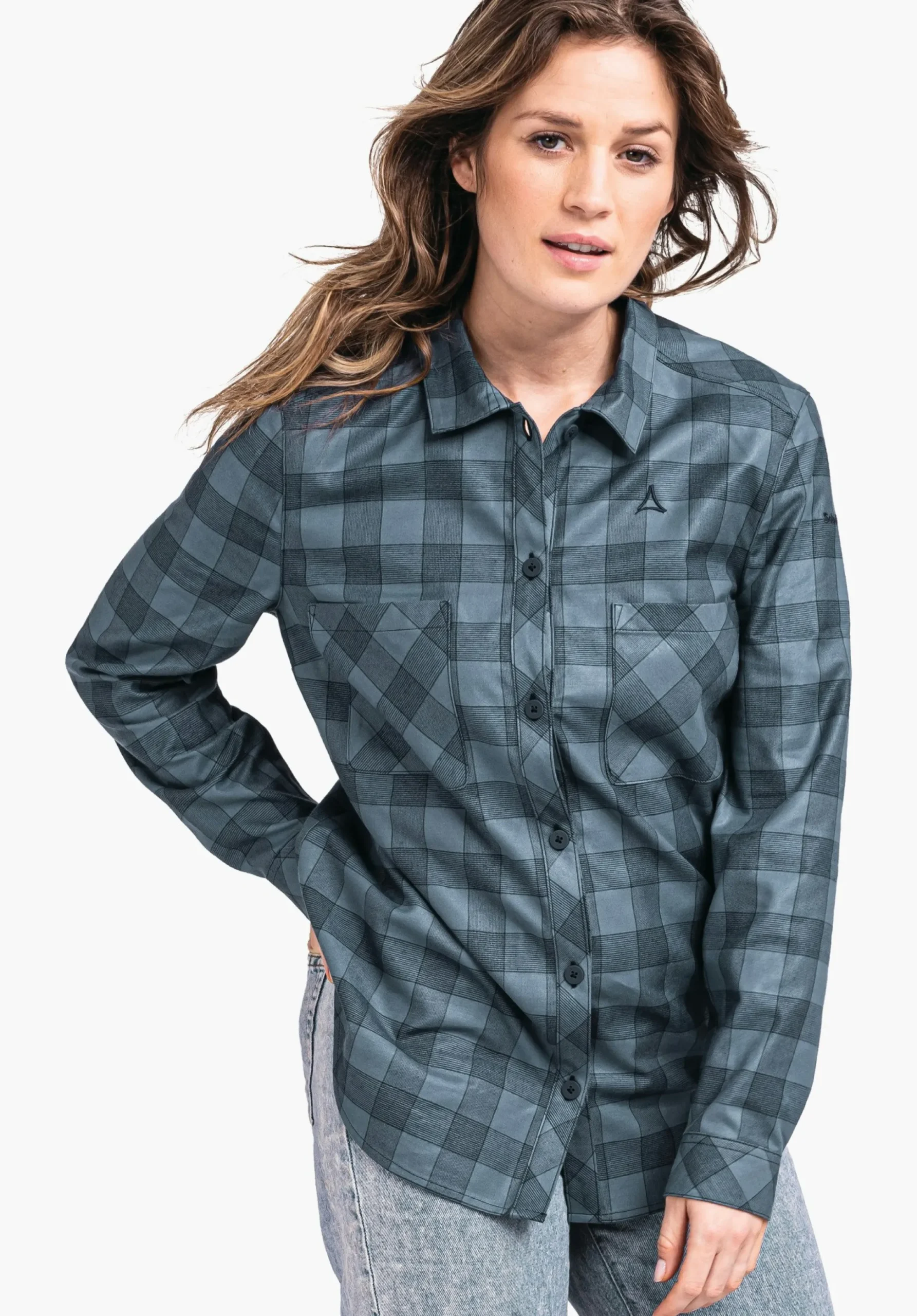 WOMEN SCHÖFFEL Travel/Leisure<Casual blouse from Tencel material mix red