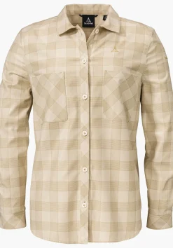 WOMEN SCHÖFFEL Travel/Leisure<Casual blouse from Tencel material mix red