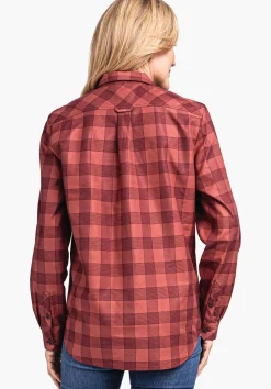 WOMEN SCHÖFFEL Travel/Leisure<Casual blouse from Tencel material mix red
