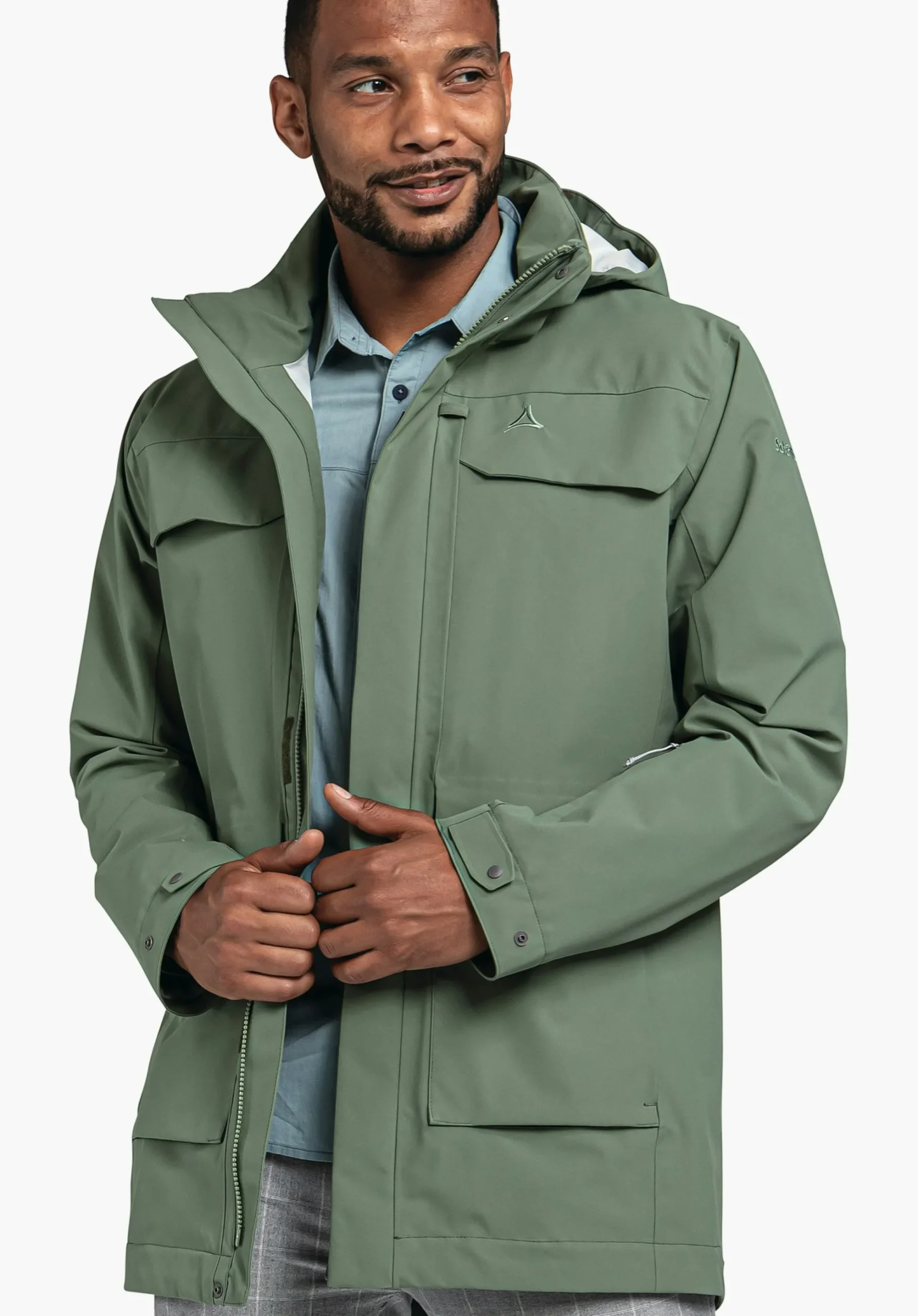 MEN SCHÖFFEL Travel/Leisure|Outdoor Jackets<Casual look waterproof jacket beige