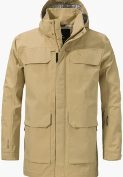 MEN SCHÖFFEL Travel/Leisure|Outdoor Jackets<Casual look waterproof jacket beige