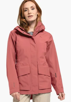 WOMEN SCHÖFFEL Travel/Leisure|Outdoor Jackets<Casual look waterproof jacket rosa