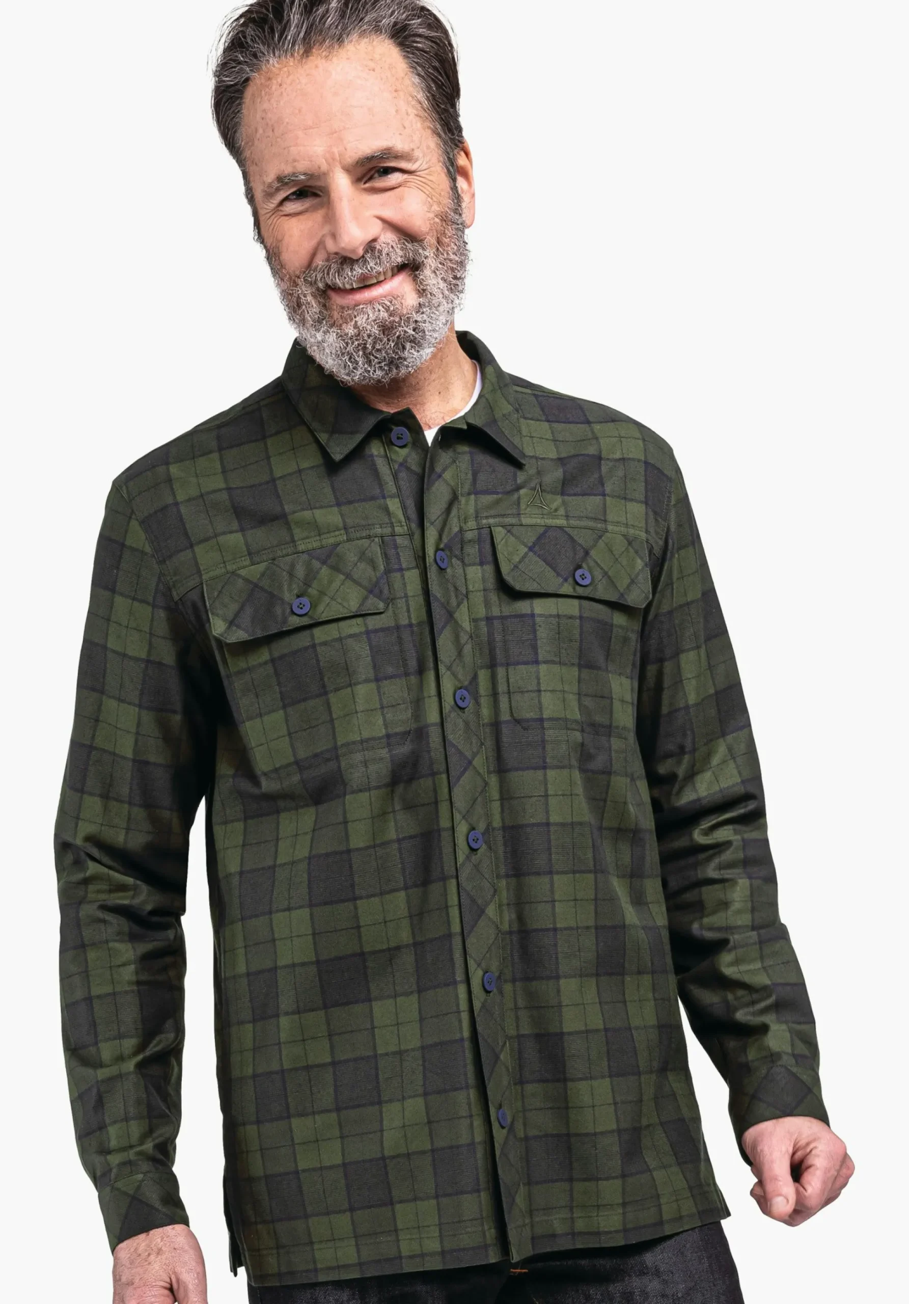 MEN SCHÖFFEL Travel/Leisure<Casual shirt made of Tencel material mix red