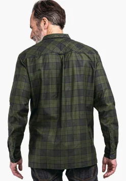 MEN SCHÖFFEL Travel/Leisure<Casual shirt made of Tencel material mix red