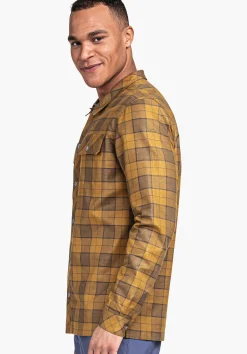 MEN SCHÖFFEL Travel/Leisure<Casual shirt made of Tencel material mix red