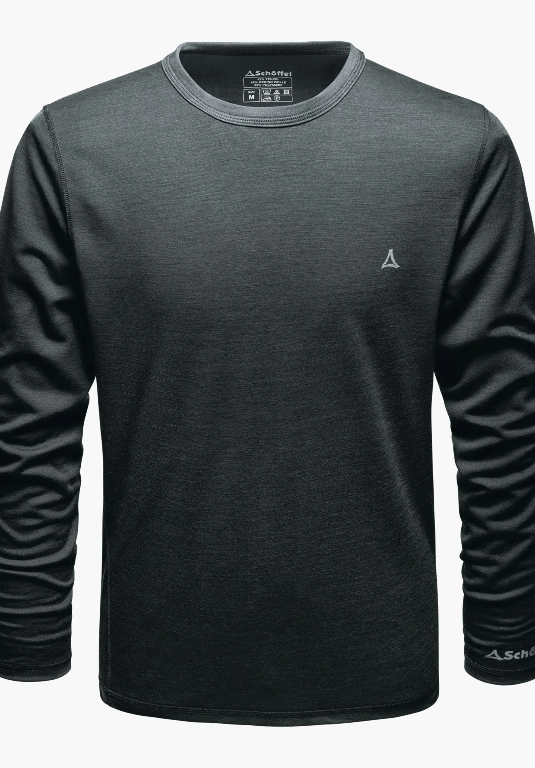 MEN SCHÖFFEL Skiing|Trek & Hike<Climate-regulating merino longsleeve blue