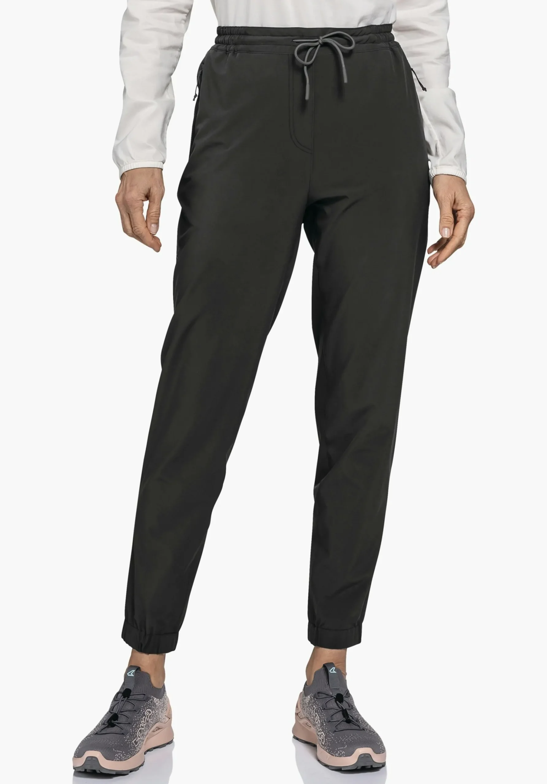 WOMEN SCHÖFFEL Travel/Leisure|Pants Long<Comfortable & water repellent casual pants braun