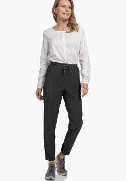 WOMEN SCHÖFFEL Travel/Leisure|Pants Long<Comfortable & water repellent casual pants braun