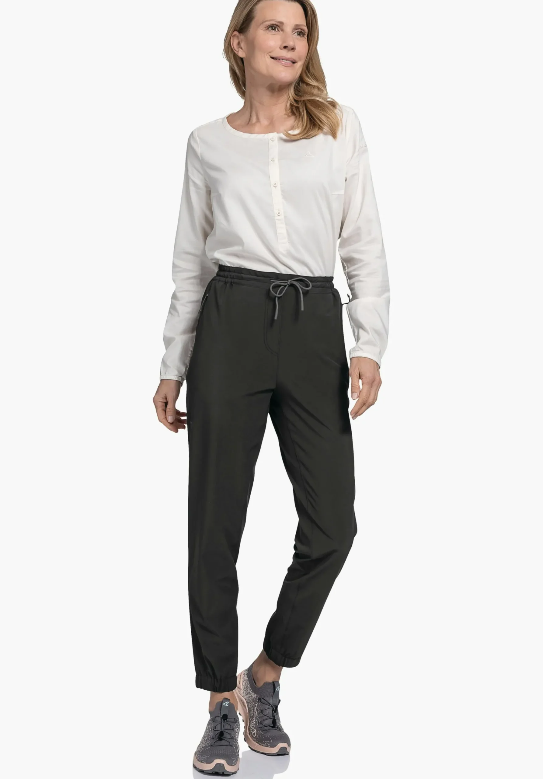 WOMEN SCHÖFFEL Travel/Leisure|Pants Long<Comfortable & water repellent casual pants braun