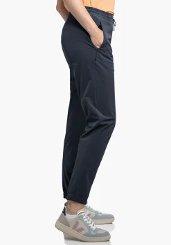 WOMEN SCHÖFFEL Travel/Leisure|Pants Long<Comfortable & water repellent casual pants braun