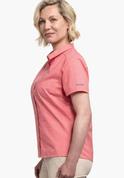 WOMEN SCHÖFFEL <Comfortable and lightweight hiking blouse rosa