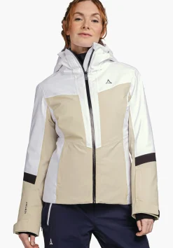 WOMEN SCHÖFFEL Skiing<Comfortable and waterproof ski jacket white